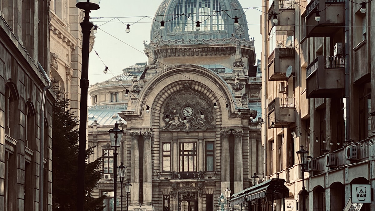 Bucharest's historic financial quarter, long a local affair, is drawing fresh attention from global investors.